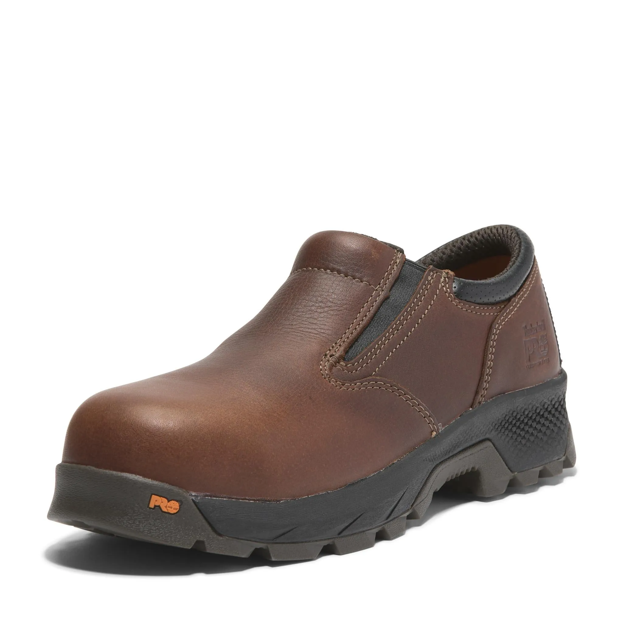 Titan Ev Composite-Toe Slip-On Work Boot Brown