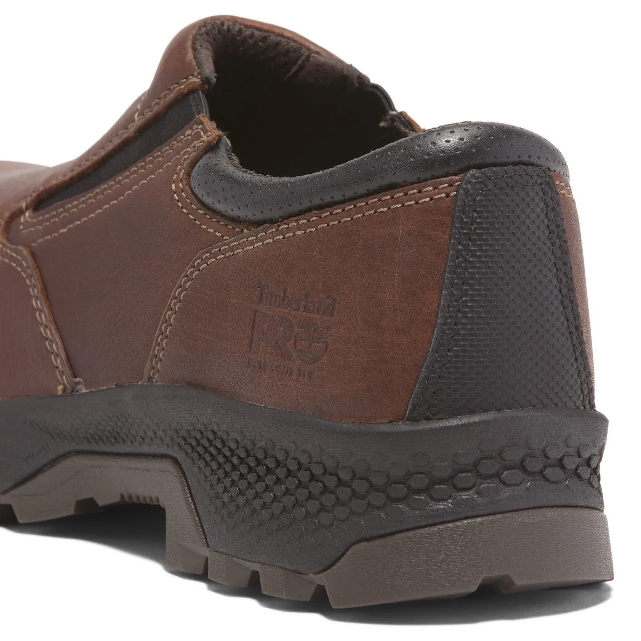 Titan Ev Composite-Toe Slip-On Work Boot Brown