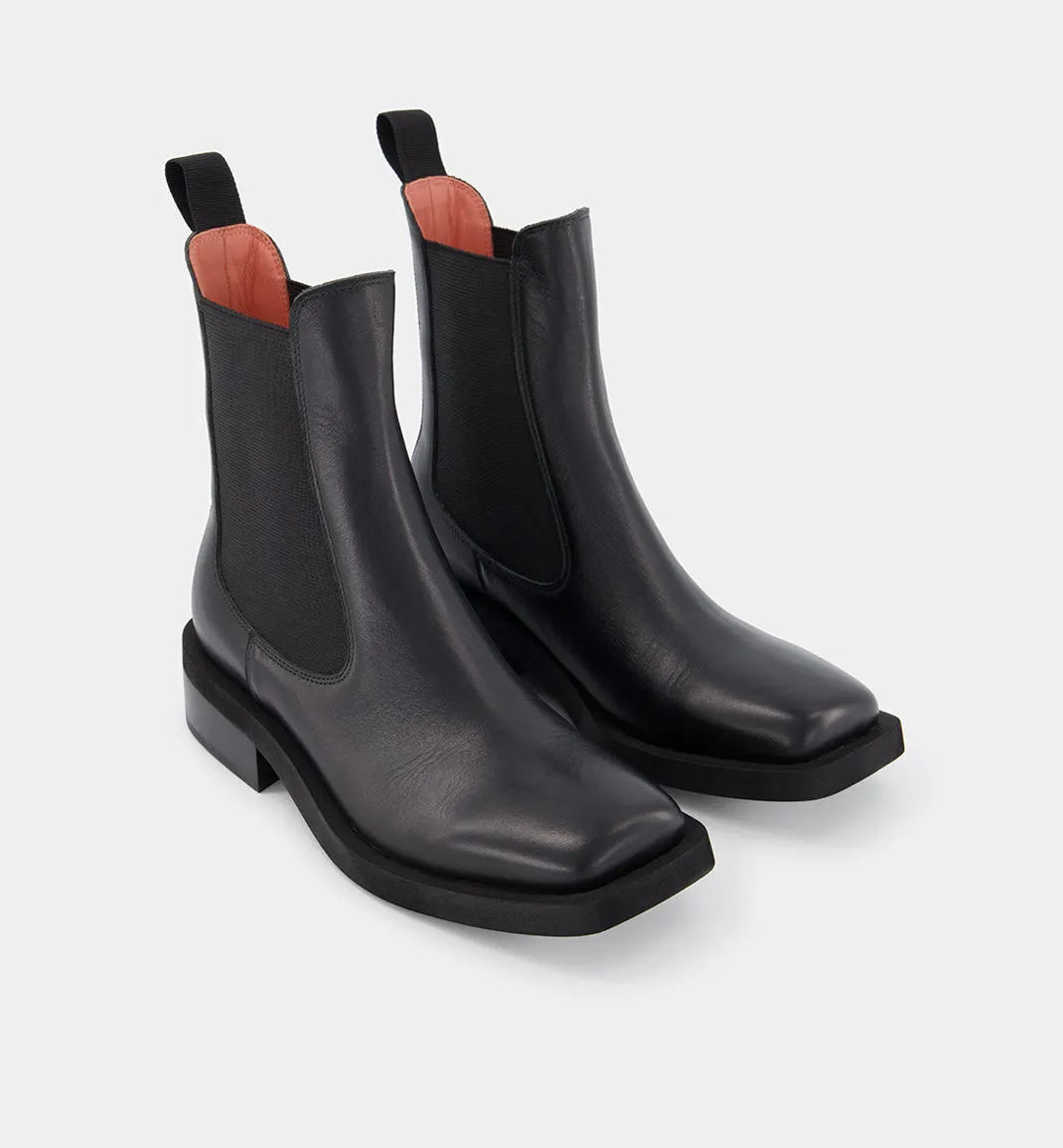 Tomorrow Square Toe Chelsea Boot | Black