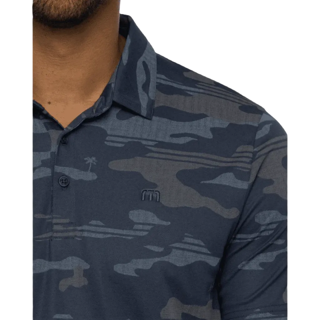 Travis Mathew Beachside Stealth Polo - Blue