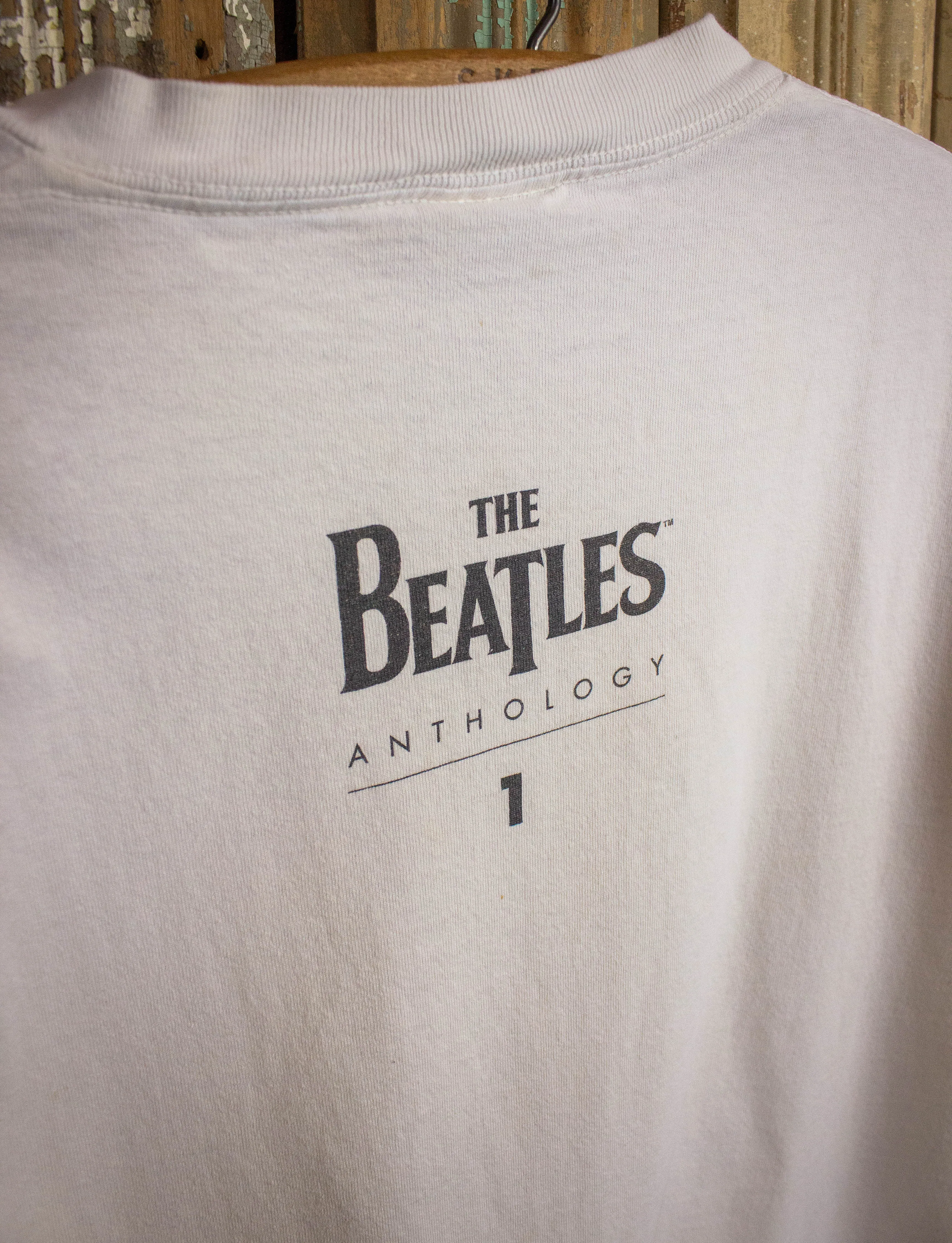 Vintage Beatles Anthology 1 Promo T Shirt 1995 White Medium