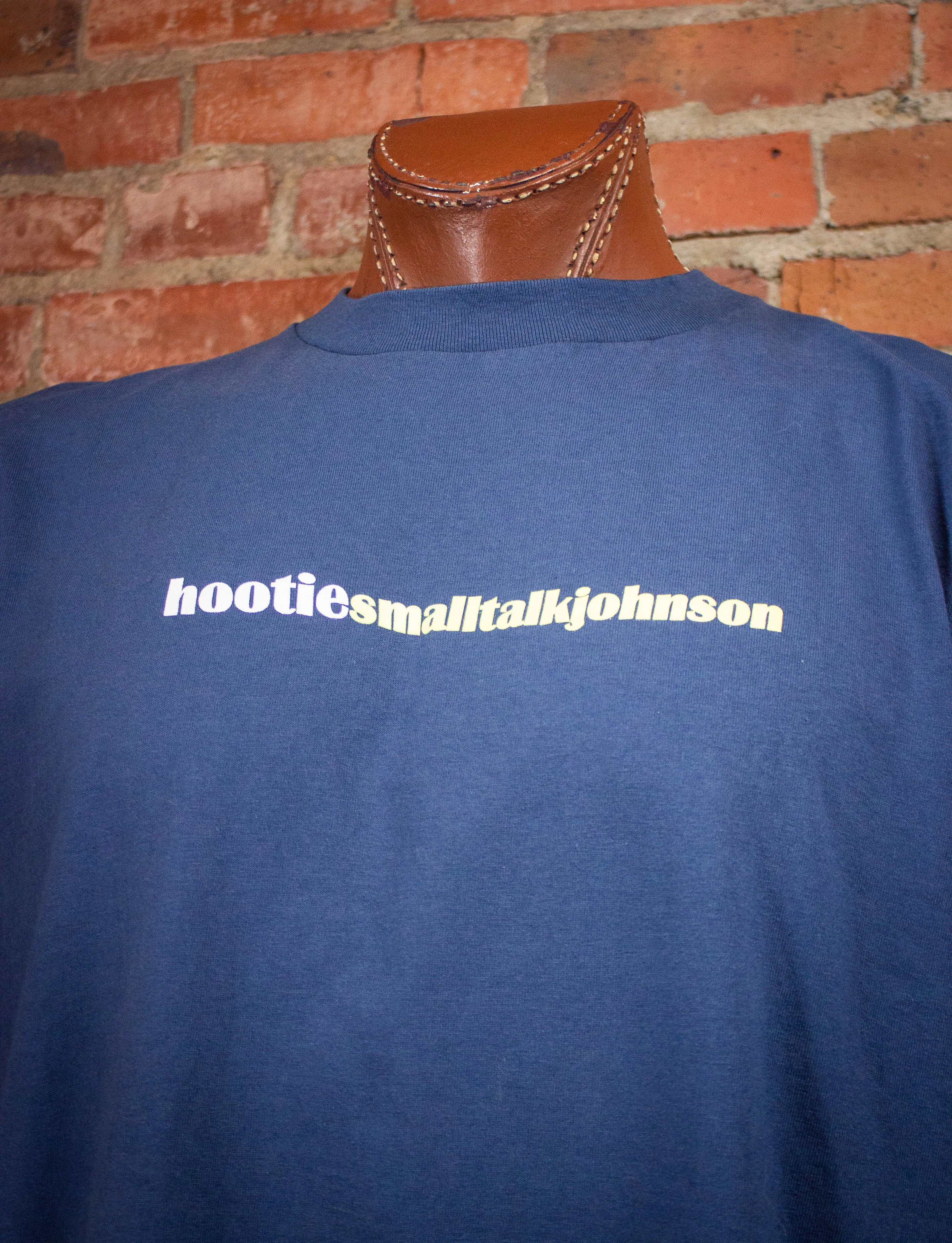 Vintage Hootie & The Blowfish Small Talk Johnson Concert T Shirt 1996 Blue XL