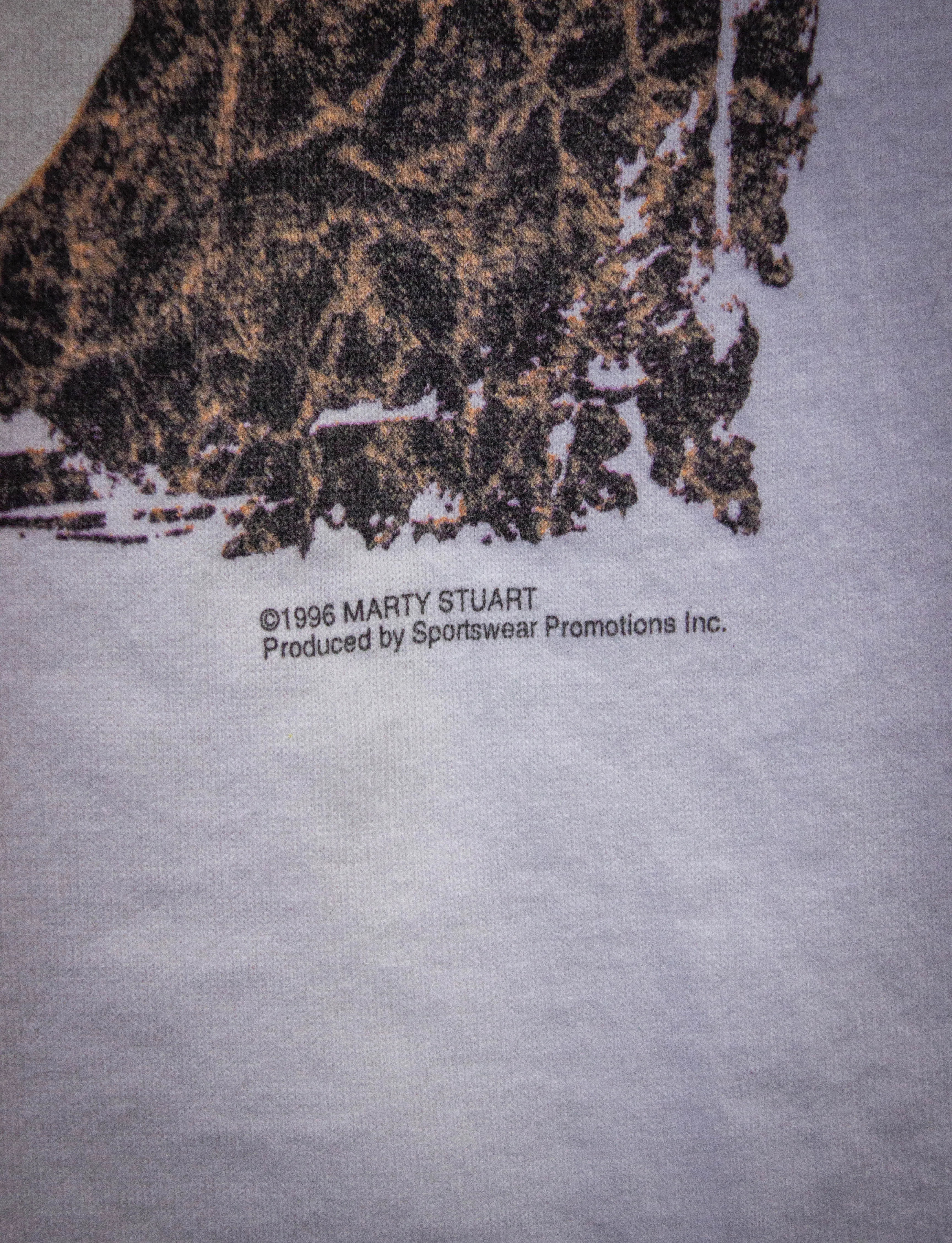 Vintage Marty Stuart Concert T Shirt 1996 White XL